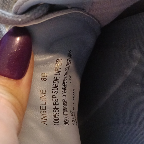 Ralph Lauren Angeline Blue suede sneakers new condition 💜 - Picture 7 of 10